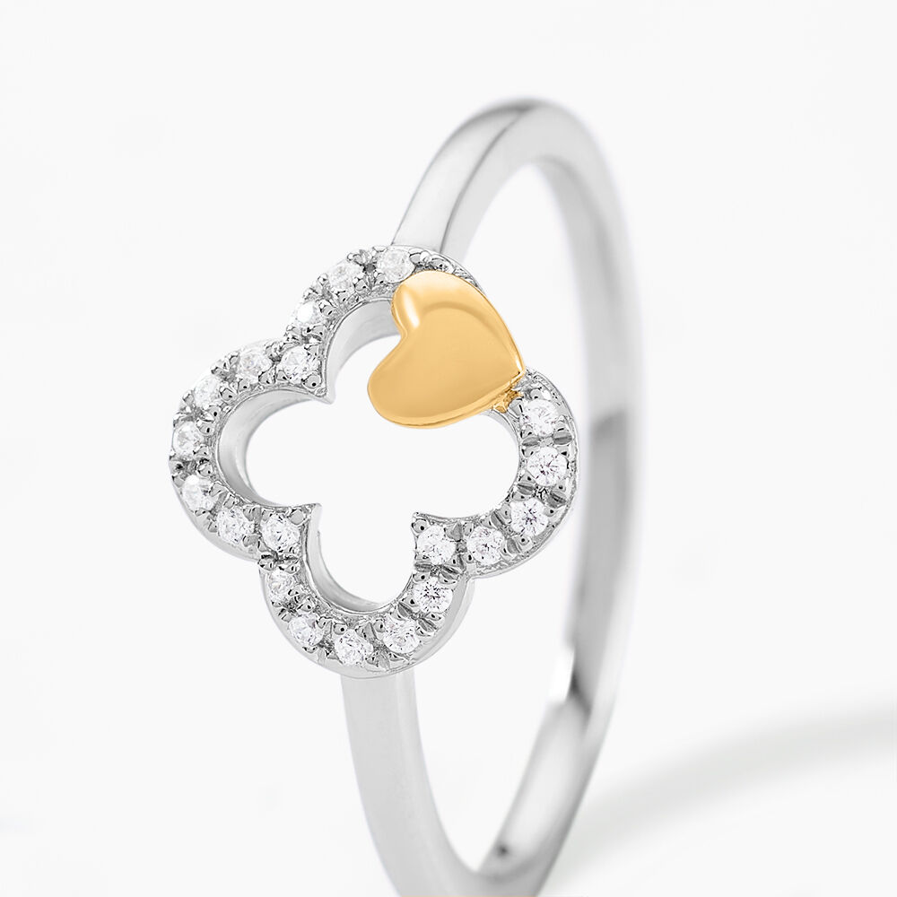 Bague Sorya Or Jaune Oxyde De Zirconium - Bagues avec pierre Femme | Marc Orian