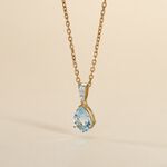 Pendentif Or Jaune Gorgel Topaze Oxydes De Zirconium - Pendentifs Femme | Marc Orian