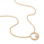 Collier Lila Plaque Or Jaune Oxyde De Zirconium - Colliers avec pierres Femme | Marc Orian
