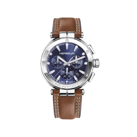 Montre Herbelin Newport Chrono Bleu - Montres &eacute;tanches Homme | Marc Orian