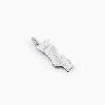 Pendentif Thea Argent Blanc - Bijoux personnalis&eacute;s Famille | Marc Orian
