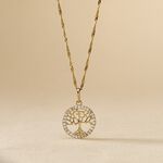 Pendentif Salvy Or Jaune Oxyde De Zirconium - Pendentifs Femme | Marc Orian