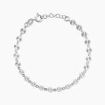 Bracelet Argent Blanc Raitha M - Bracelets fantaisie Femme | Marc Orian