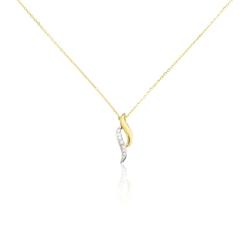 Collier Tylane Or Jaune Diamant - Colliers avec pierres Femme | Marc Orian