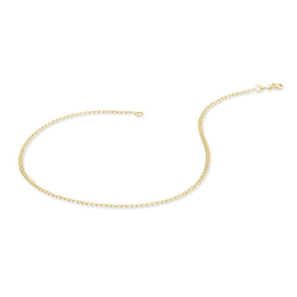 Chaîne De Cheville Maille Gourmette Or Jaune - Chaines de cheville Femme | Marc Orian