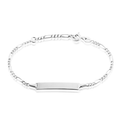 Bracelet Identite Bebe Or Blanc Bartolomee - Gourmettes Enfant | Marc Orian