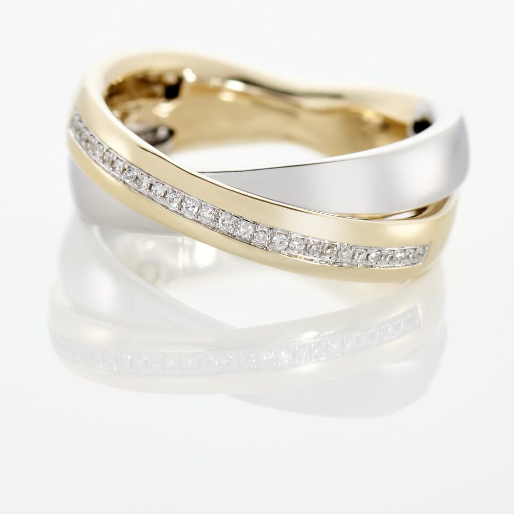 Bague Andrette Or Bicolore Diamant - Bagues pierres précieuses Femme | Marc Orian