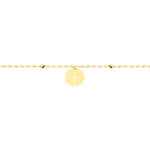 Bracelet Cobeia Croix Maille For&ccedil;at Or Jaune - Bracelets Medailles Femme | Marc Orian
