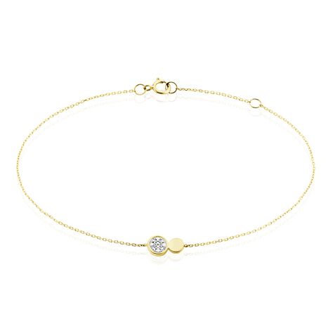 Bracelet Or Jaune Abijah Diamants - Bracelets chaînes Femme | Marc Orian