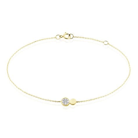 Bracelet Or Jaune Abijah Diamants - Bracelets chaînes Femme | Marc Orian