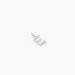 Pendentif Klementine Or Blanc Oxyde De Zirconium - Pendentifs Femme | Marc Orian