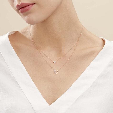 Collier Emilia Or Rose Diamant - Colliers Femme | Marc Orian