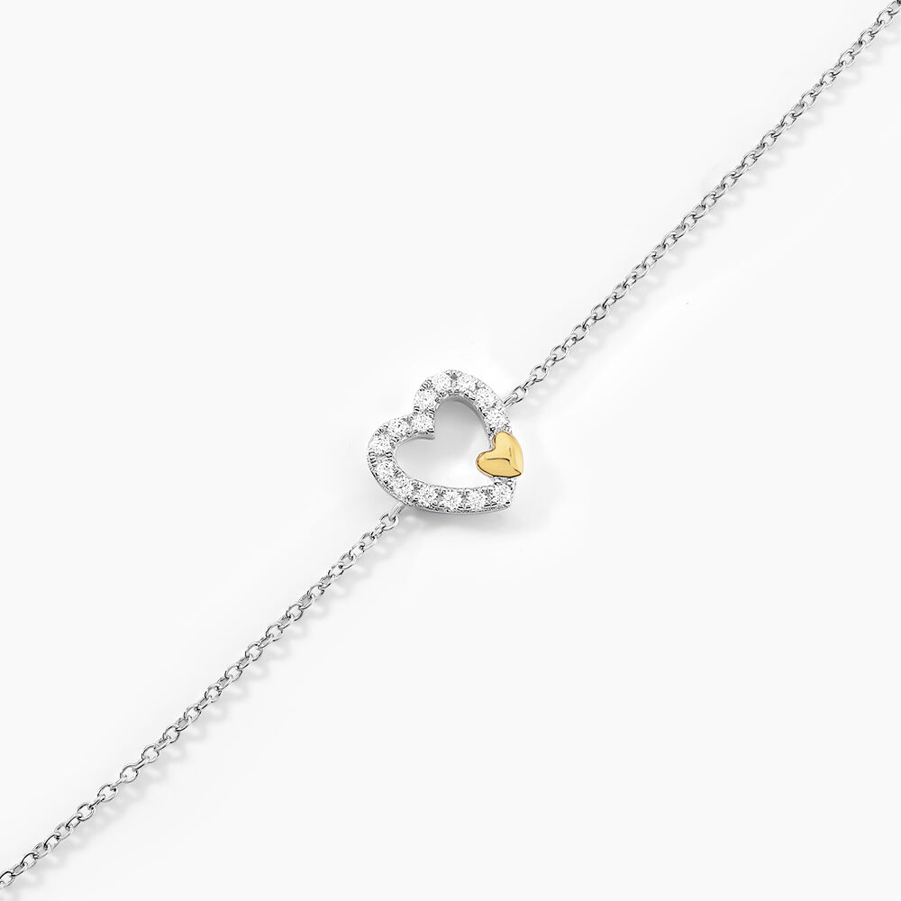 Bracelet Sorya Or Jaune Argent Blanc Oxyde De Zirconium - Bracelets cha&icirc;nes Femme | Marc Orian