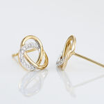 Boucles D'oreilles Puces Dorila Or Jaune Oxyde De Zirconium - Puces Femme | Marc Orian