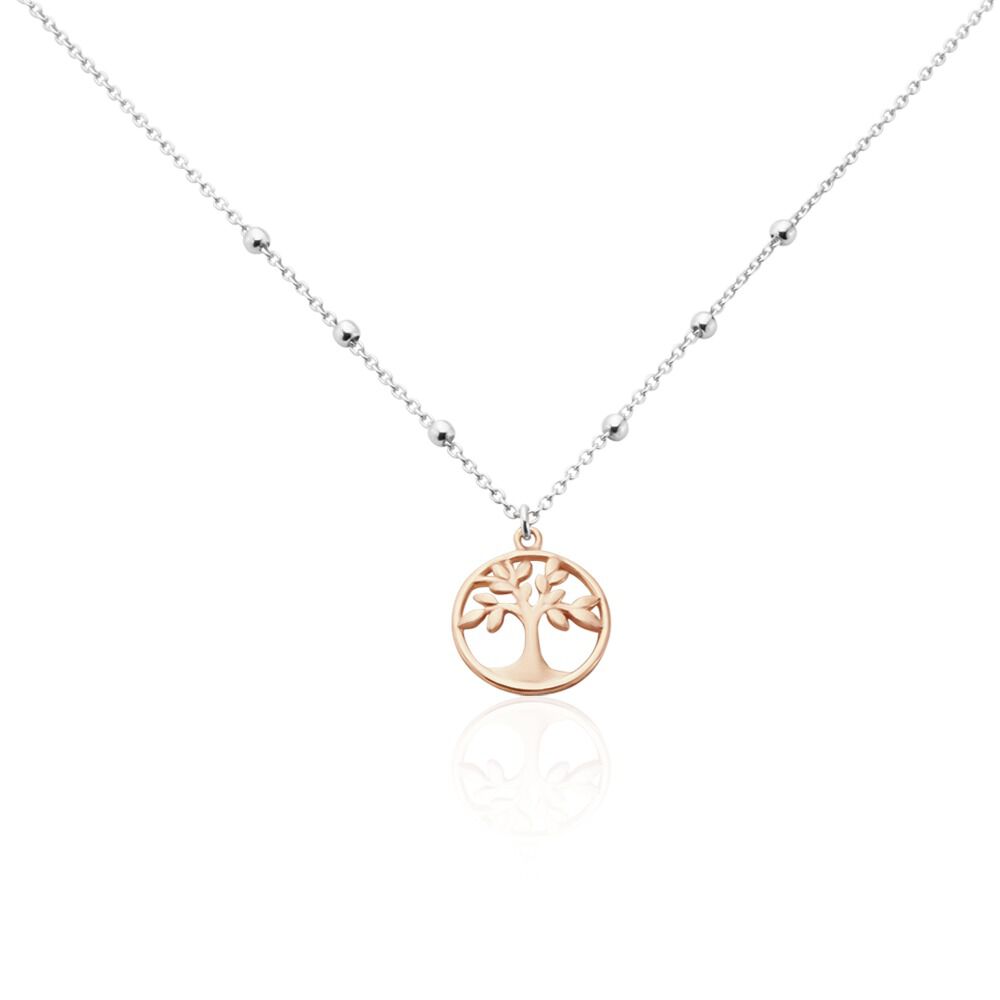 Collier Argent Bicolore Teodors - Colliers Femme | Marc Orian