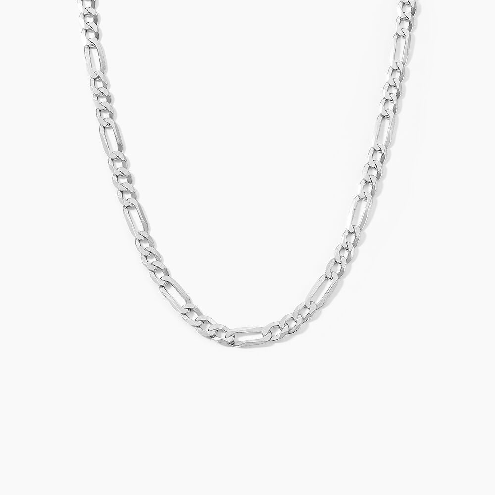 Collier Vivian Argent Blanc - Chaines Homme | Marc Orian