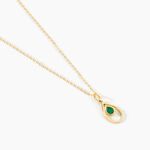 Pendentif Innocenzo Or Jaune Emeraude - Pendentifs Femme | Marc Orian