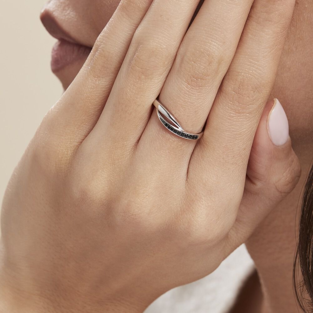Bague Argent Blanc Afon Oxydes De Zirconium - Bijoux fantaisie Femme | Marc Orian
