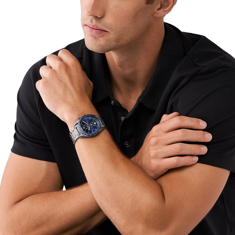 Montre Michael Kors Accelerator Bleu - Montres étanches Homme | Marc Orian