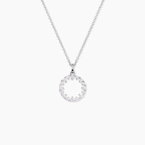 Collier Argent Valero Oxydes De Zirconium - Colliers avec pierres Femme | Marc Orian