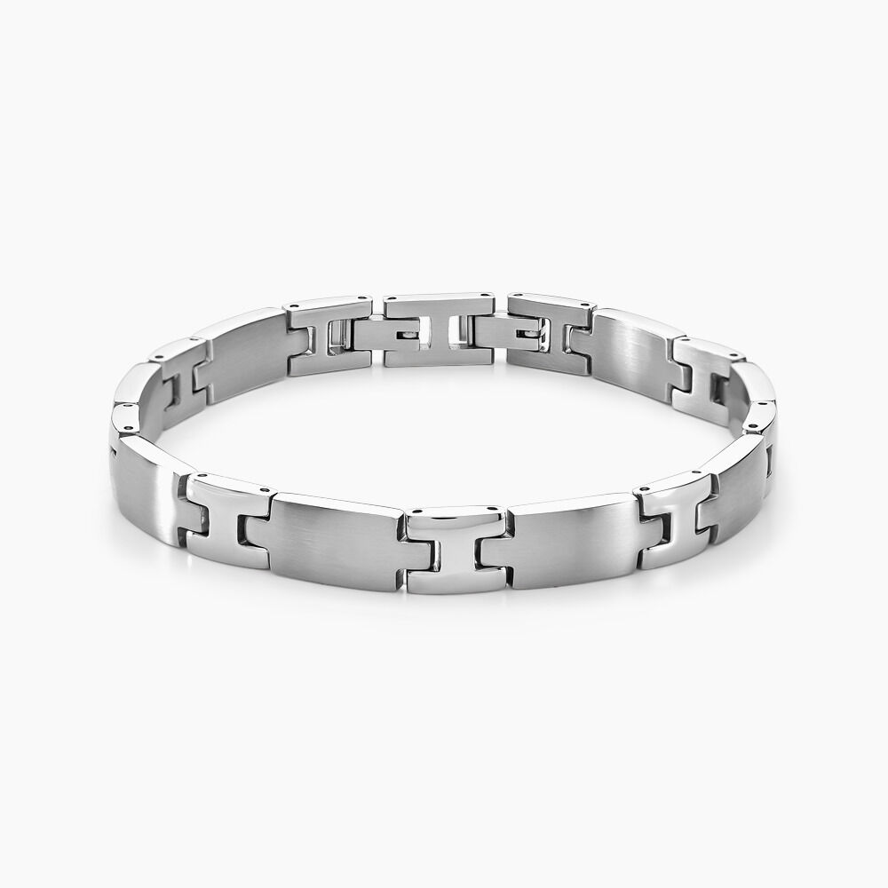 Bracelet Luri Acier Blanc - Bracelets chaînes Homme | Marc Orian