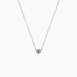 Collier Auxana Argent Blanc Oxyde De Zirconium - Colliers avec pierres Femme | Marc Orian