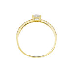 Bague Solitaire Dayna Or Jaune Oxyde De Zirconium - Solitaires Femme | Marc Orian