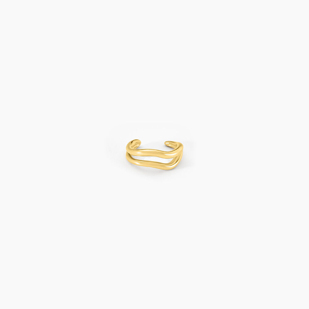 Bague D'oreille Unitaire Lauri Acier Doré - Piercings d'oreilles Femme | Marc Orian