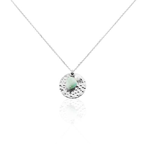 Collier Aroha Argent Blanc Amazonite Perle De Culture - Colliers Femme | Marc Orian