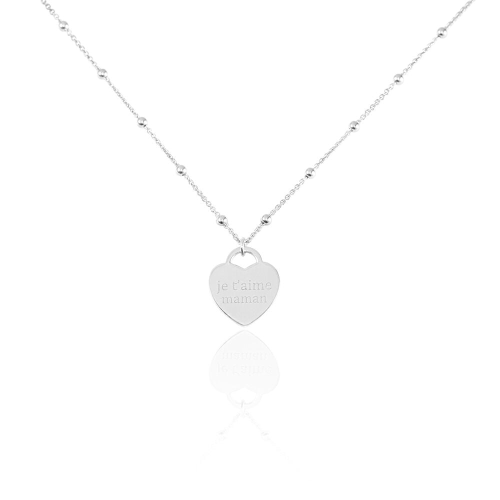 Collier Argent Blanc Laurentin - Colliers maman Femme | Marc Orian