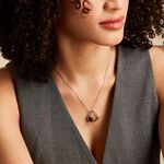 Collier Isalyne Argent Blanc C&eacute;ramique - Colliers avec pierres Femme | Marc Orian