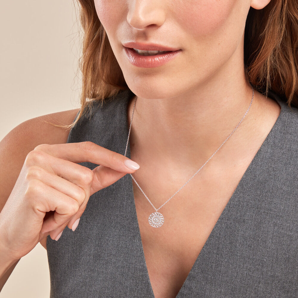 Collier Sophina Argent Blanc - Colliers ete Femme | Marc Orian