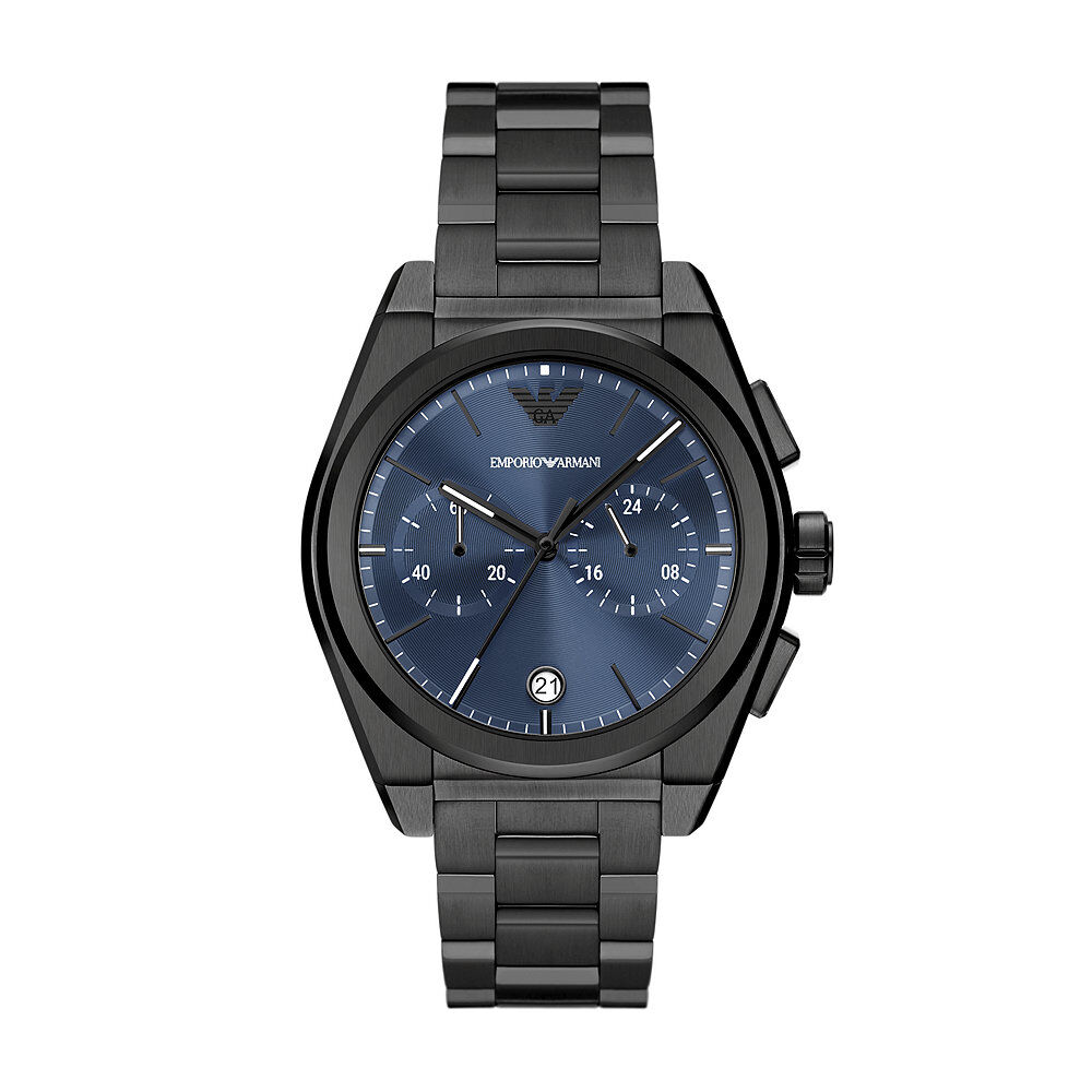 Emporio armani blue dial watch on sale