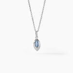 Collier Duchesse Argent Blanc Oxyde De Zirconium - Colliers avec pierres Femme | Marc Orian