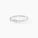 Bague Stelonie Or Blanc Diamant - Solitaires Femme | Marc Orian