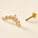 Piercing D'h&eacute;lix Annecy Acier Jaune Cristal - Piercings d'oreilles Femme | Marc Orian