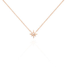 Collier Maelya Argent Rose Oxyde De Zirconium - Colliers Femme | Marc Orian