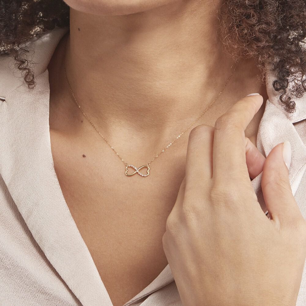 Collier Or Jaune Ilyas Oxyde De Zirconium - Colliers avec pierres Femme | Marc Orian
