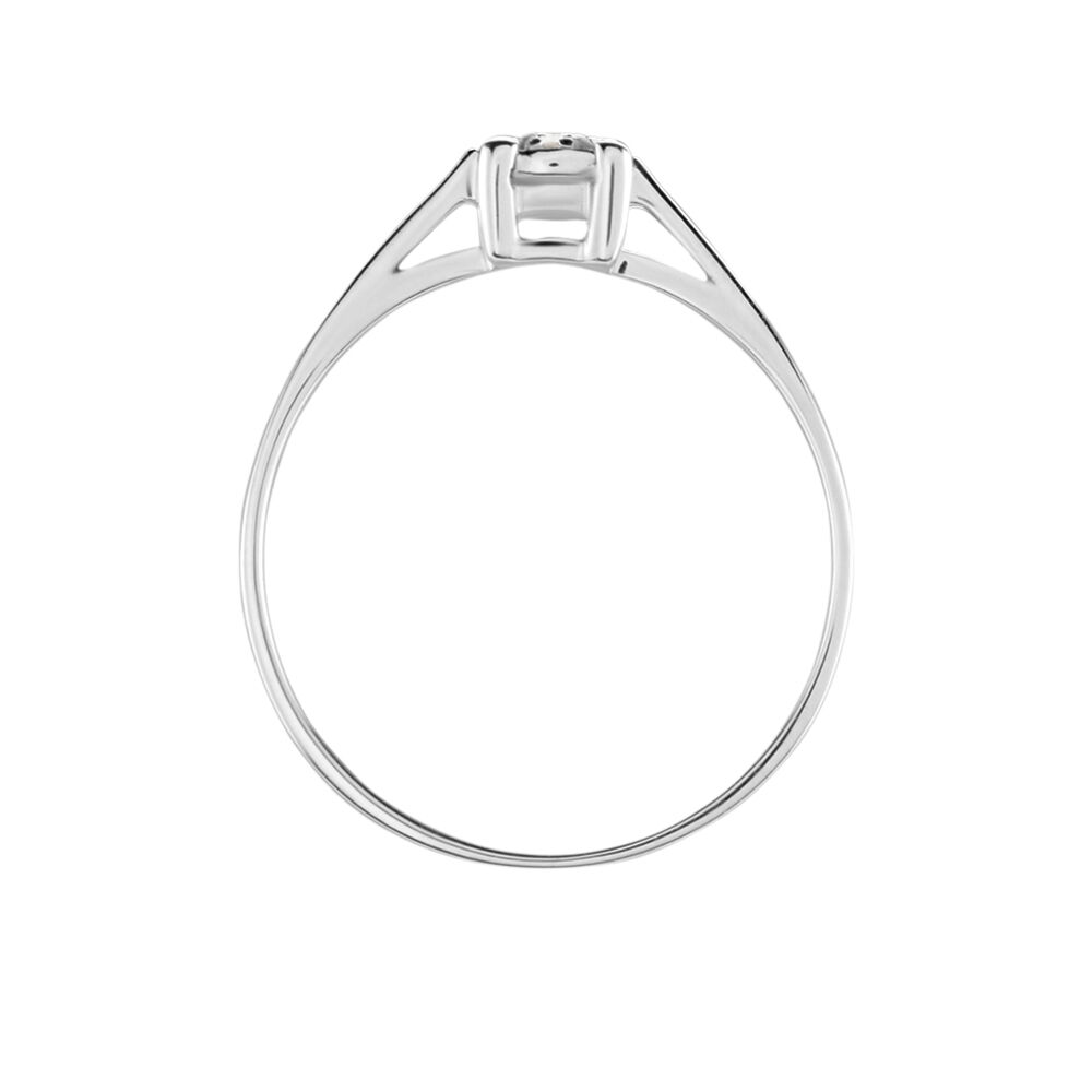 Bague Sandrine Or Blanc Diamant - Parures de mariage Femme | Marc Orian