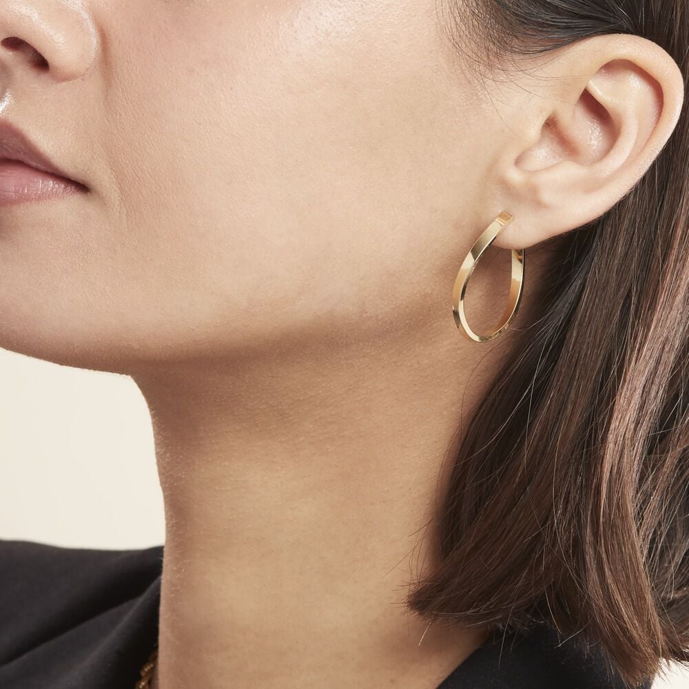 Créoles Or Jaune - Créoles Femme | Marc Orian