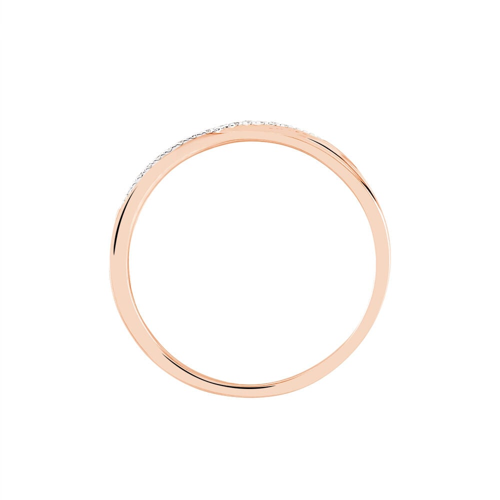 Bague Suzie Or Rose Diamant - Parures de mariage Femme | Marc Orian