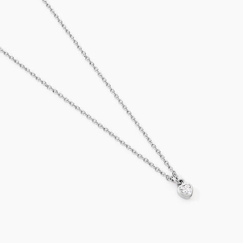 Collier Marciana Argent Blanc Oxyde De Zirconium - Colliers avec pierres Femme | Marc Orian