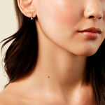 Boucles D'Oreilles Puces Porfirio Or Jaune Saphir Diamant - Puces Femme | Marc Orian