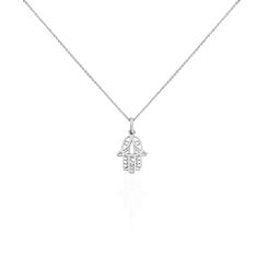 Collier Somiaae Argent Blanc - Colliers Femme | Marc Orian