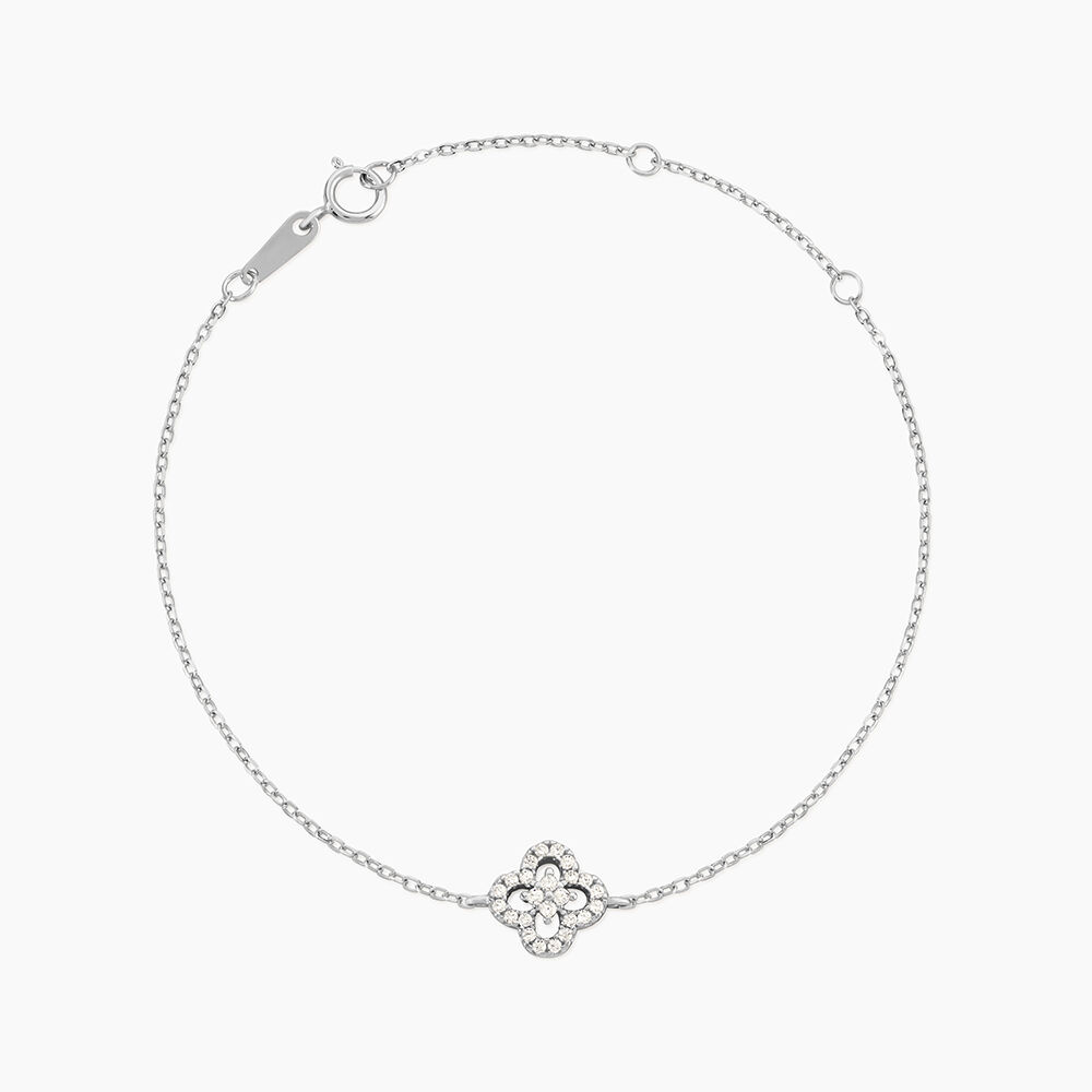 Bracelet Lubomila Argent Blanc Oxyde De Zirconium - Bracelets fantaisie Femme | Marc Orian