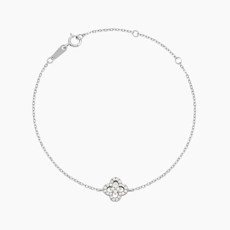 Bracelet Lubomila Argent Blanc Oxyde De Zirconium - Bracelets fantaisie Femme | Marc Orian