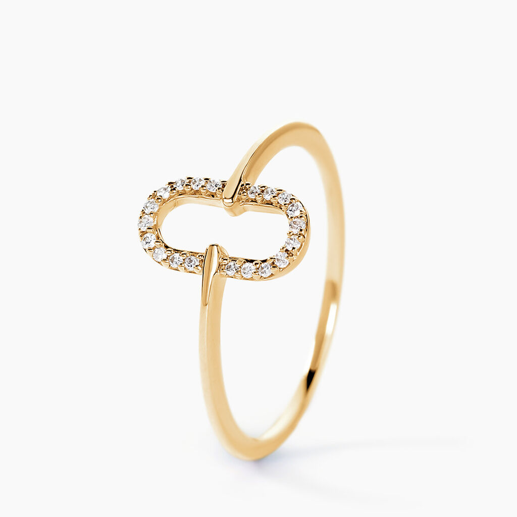 Bague Liaisons Precieuses Or Jaune Diamant - Bagues pierres précieuses Femme | Marc Orian