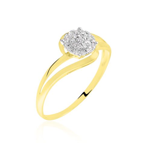 Bague Or Jaune Rosariane Diamants - Bagues pierres précieuses Femme | Marc Orian