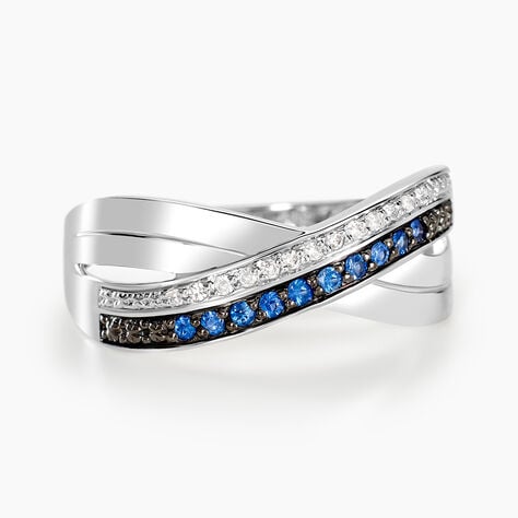 Bague Martika Or Blanc Saphir Diamant - Bagues vintage Femme | Marc Orian