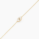 Bracelet Matiasma Or Jaune Nacre Diamant - Bracelets cha&icirc;nes Femme | Marc Orian